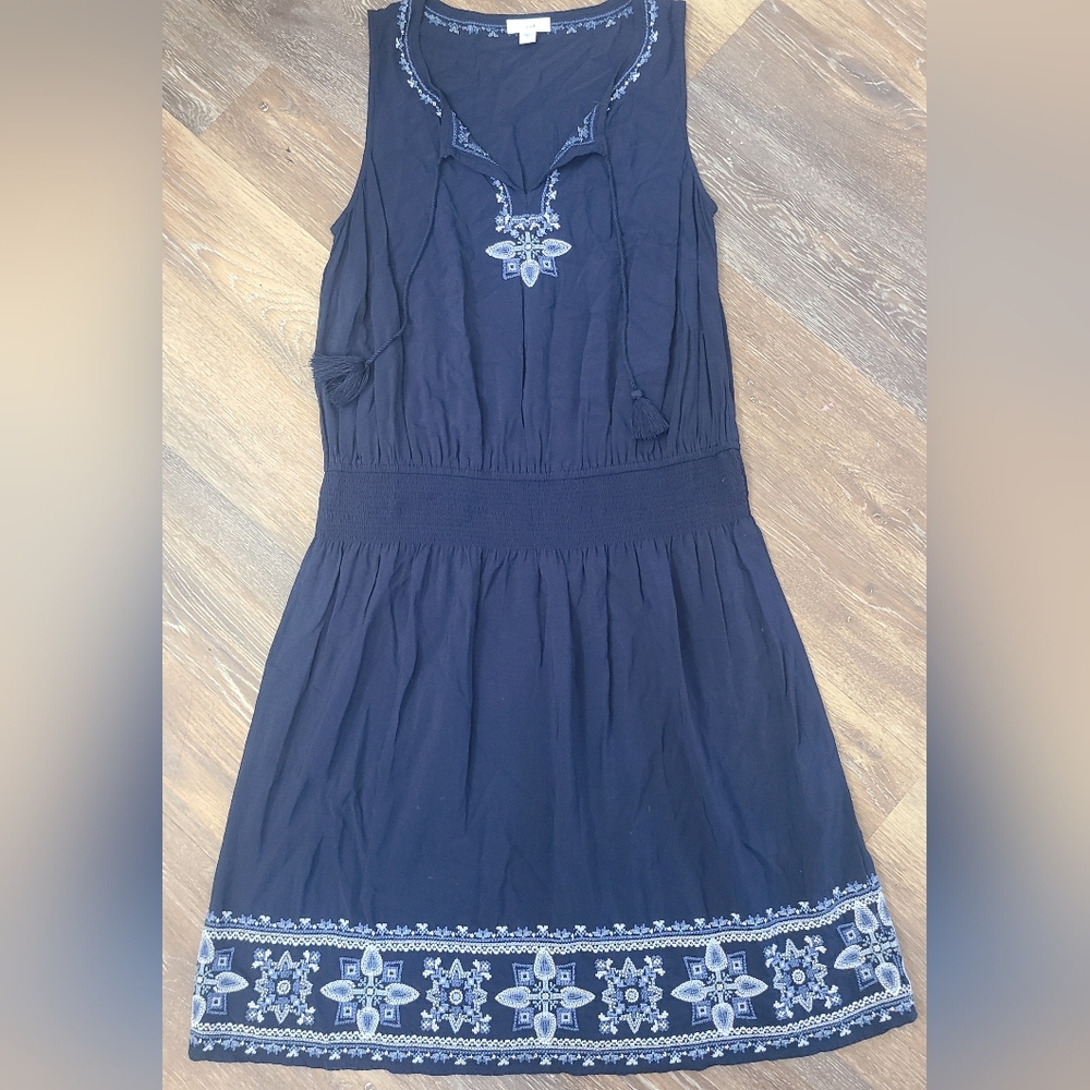 J. Jill Knee Length Sleeveless Dress Womens Size Small